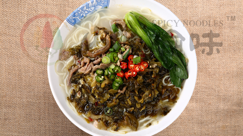 酸菜肉絲面